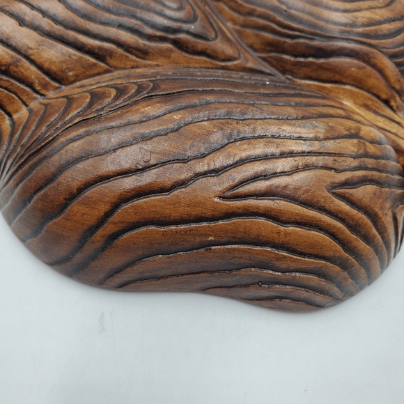 Vintage 1960's Treasure Craft Pottery USA Green Leaf Serving Dish - Picture 8 of 11